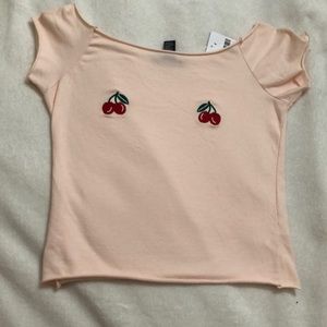 Forever 21 cherry shirt